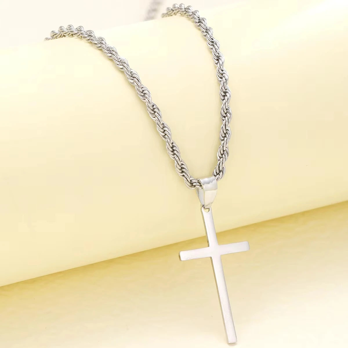Faith & Strength Cross Necklace
