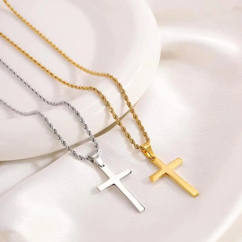Faith & Strength Cross Necklace