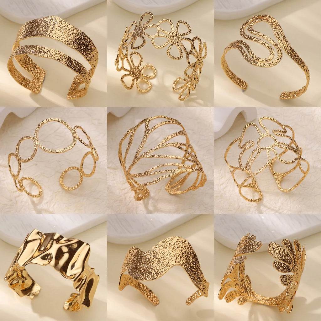 Golden Muse Bracelet Collection – Sculpted Elegance for Every Occasion