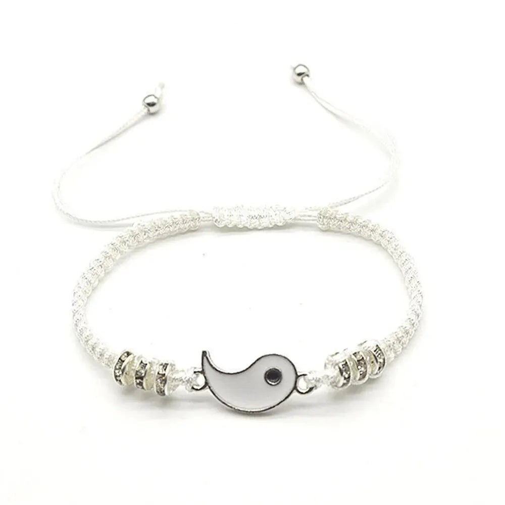 Yin & Yang Balance Bracelets – Matching Couple Set (2PCS)