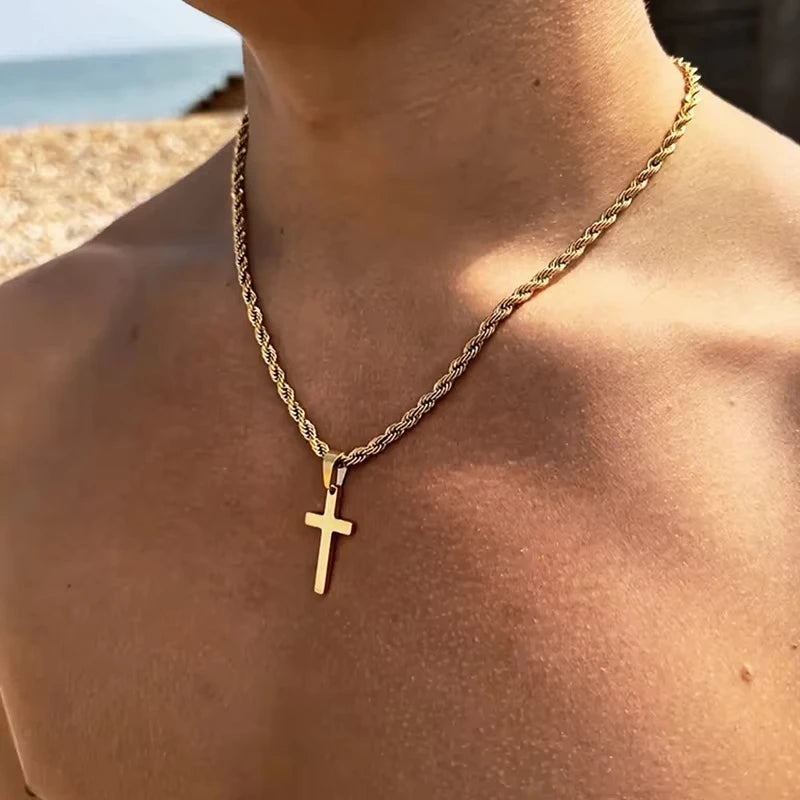 Faith & Strength Cross Necklace